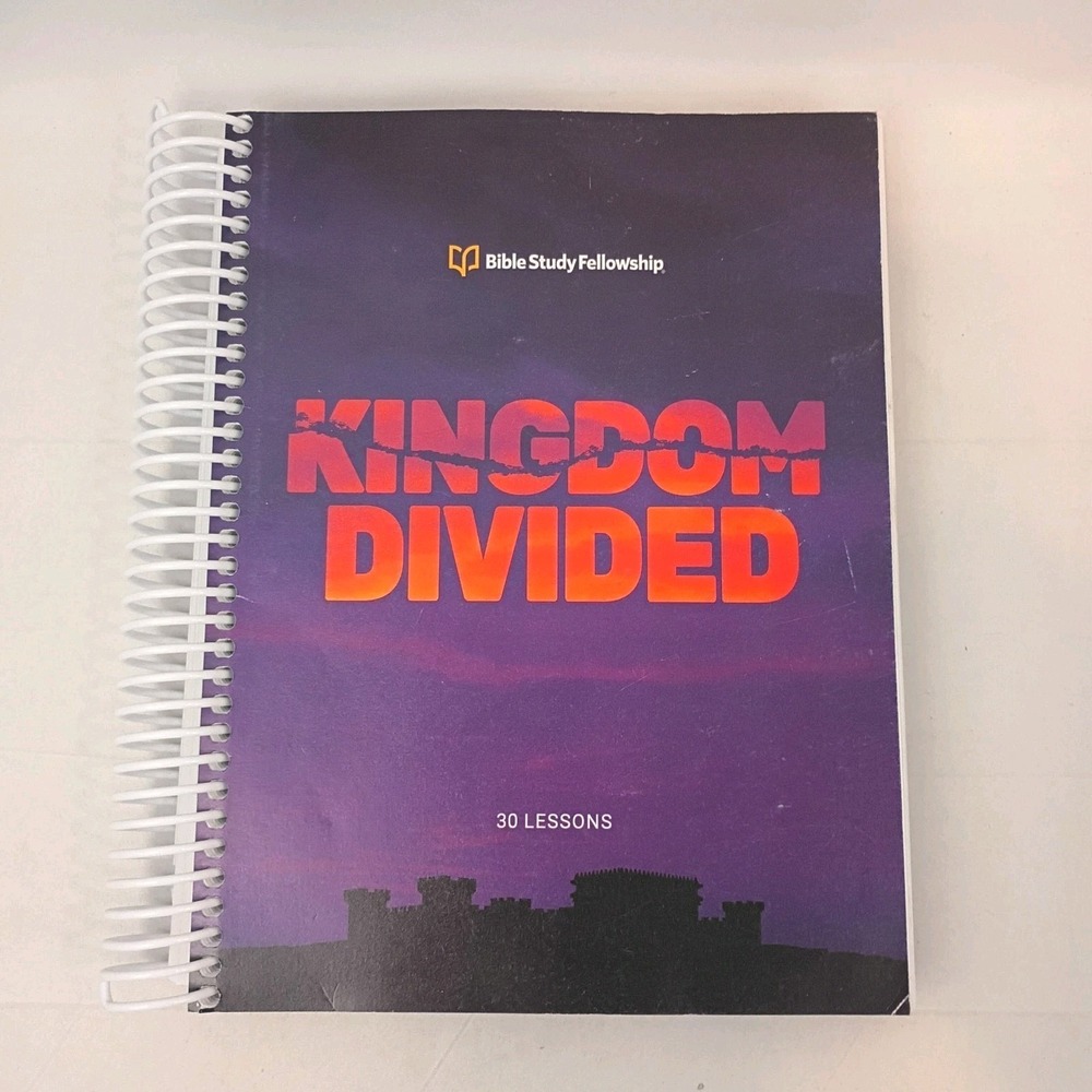 Bible Study Fellowship Kingdom Divided 30 Lessons BSF Spiral Study Book 2022